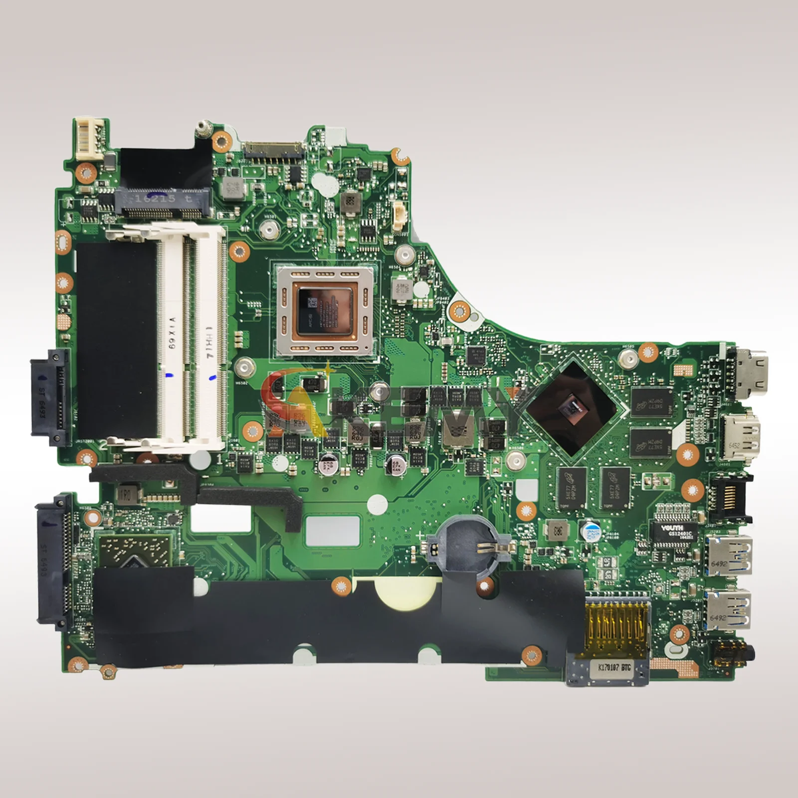 X550ZE Motherboard Laptop untuk ASUS VivoBook X550Z K555Z X550ZE F550ZE K550ZE A550ZE A555Z VM590Z Mainboard dengan A8 A10 CPU Stk
