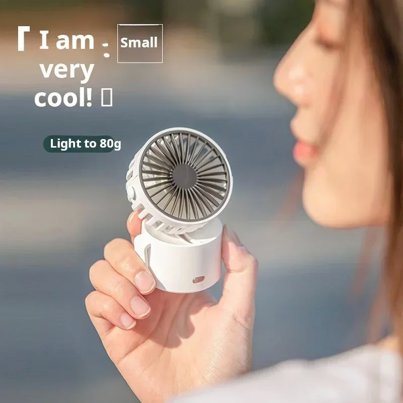 Mini Ventilador enfriador de aire 1000mAh Ventilador de cuello Mini aire acondicionado recargable Ventilador portátil para mujeres viajes en la