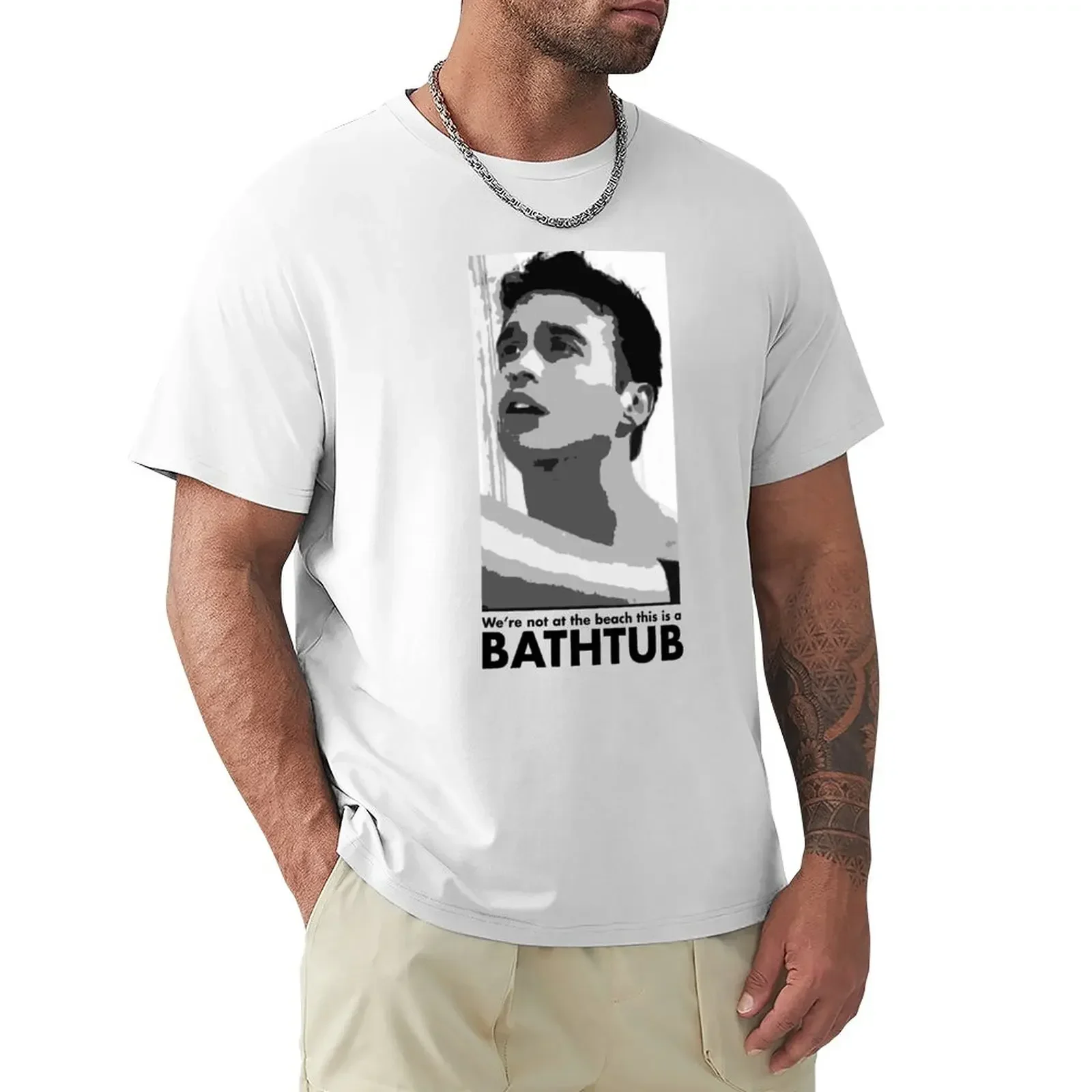 This is a Bathtub T-Shirt essential t shirt cotton graphic tees anime black t shirts for men