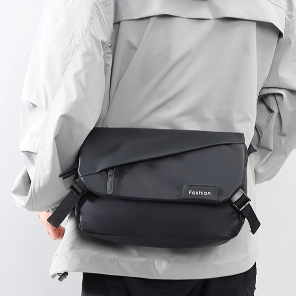 

Waterproof Men Crossbody Bag Phone Pouch Large Capacity Messenger Bag Oxford Cloth Waist Bag Student Shoulder Bag Cycling