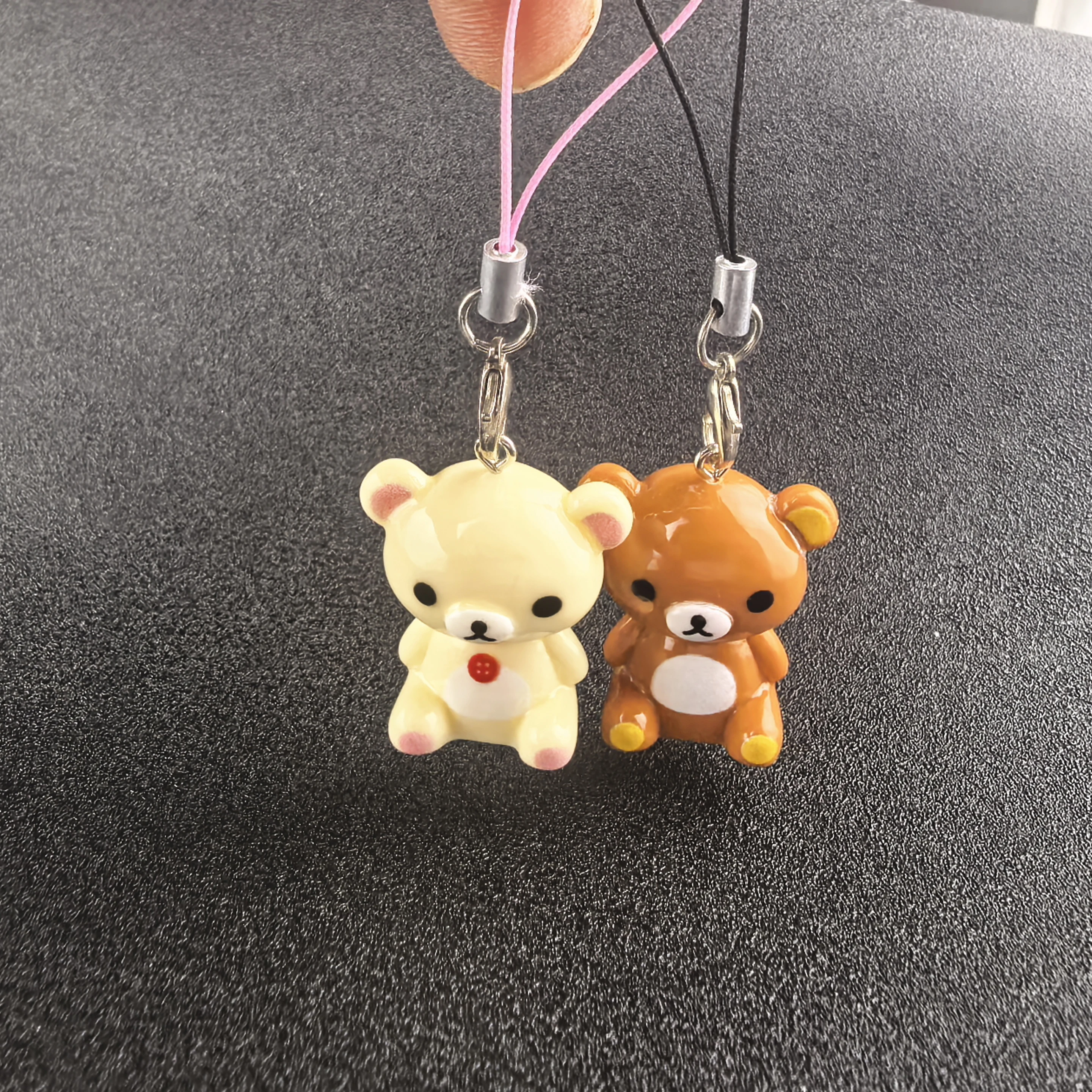 

Милые брелоки Rilakkuma Easy Bear, подвески-куклы Lazybear для сумок, аксессуары для одежды, шнурки для телефонов, брелоки-подвески, подарки для пар