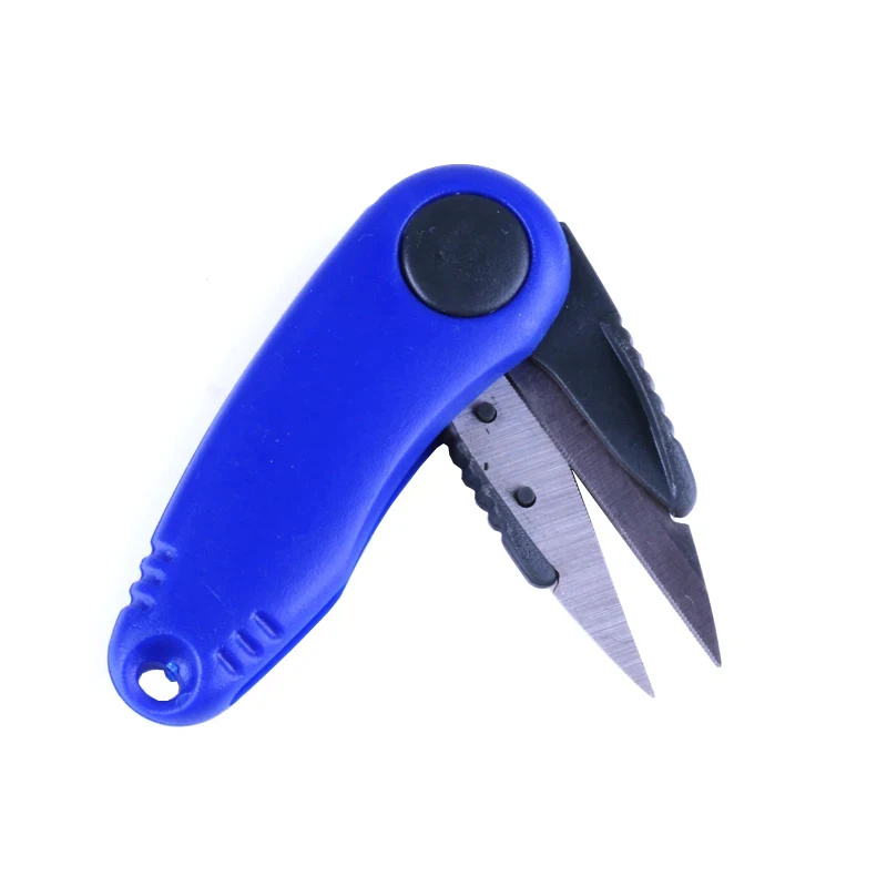 1/2/3/4Pcs Fishing Accessories Thread Cutters Stainless Steel Fish Use Scissors Folding Fishing Line Cut Clipper Fishing Scissor