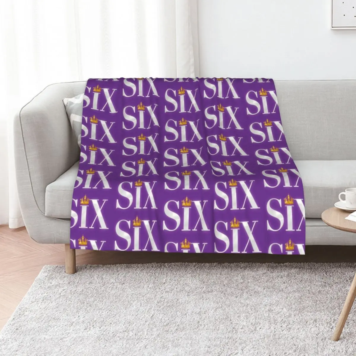 Six The Musical Logo Throw Blanket Decorative Beds Sofa Baby Plaid Hairy Luxury Brand Blankets