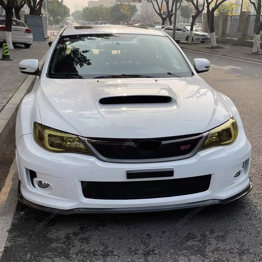 

Передний бампер автомобиля, спойлер, диффузор для губ, сплиттер, бампер из АБС-пластика, черный, 3 шт., комплекты кузова для Subaru Impreza WRX STI 2011-2014, тюнинг