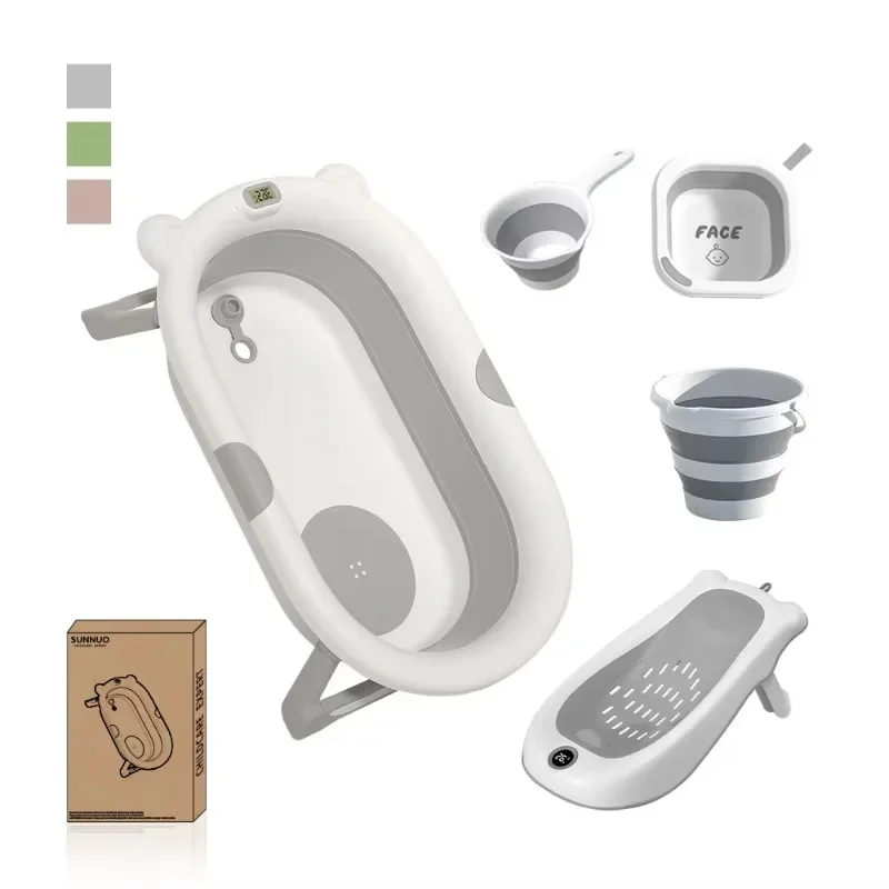 Baby Foldable Bath Multifunctional Children's Bath Set