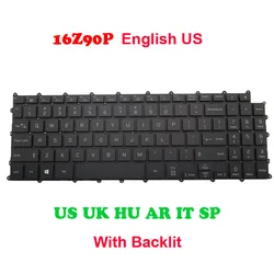 Backlit UK JP KR SP AR PO BR Keyboard For LG 16Z90S 16Z90S-V 16T90P 16T90Q 16Z90R 16Z90R-A 16ZB90R 16Z90RS 16Z90RS-K 16Z90P New