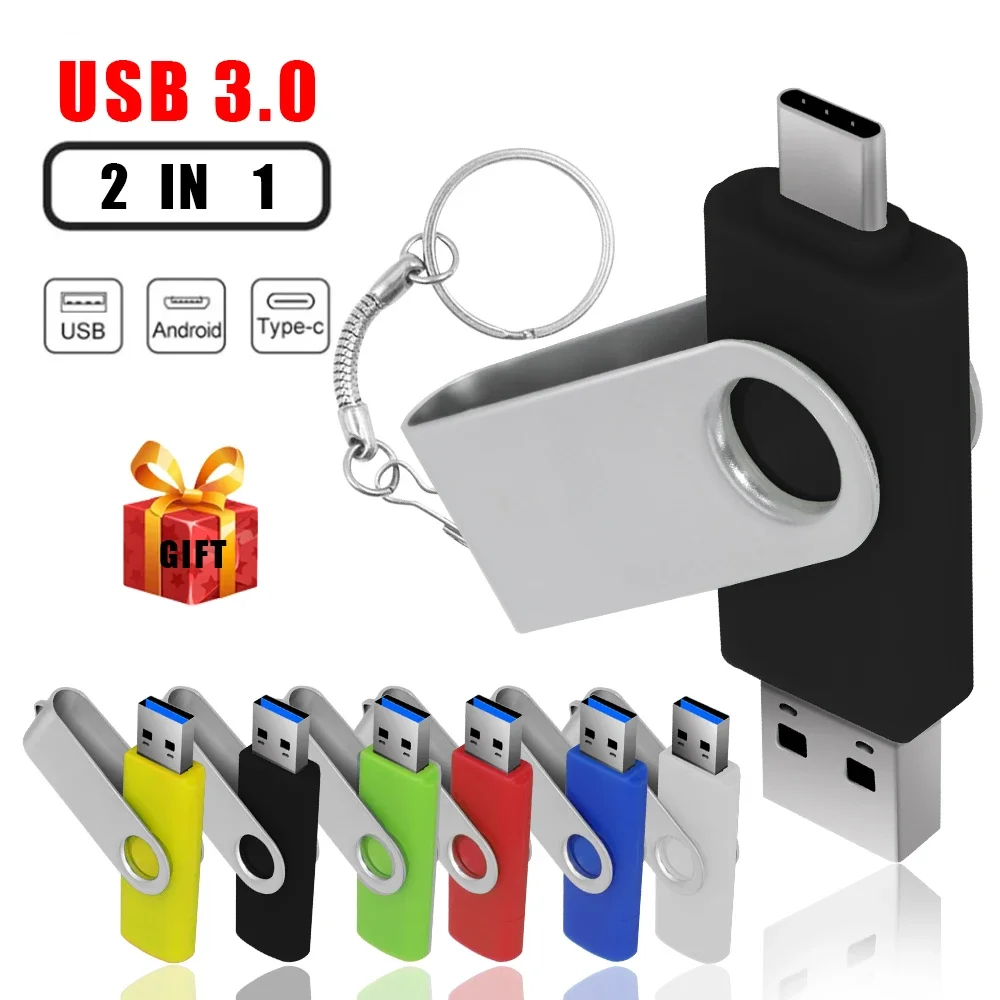 

Usb флеш-накопитель Type-C, 256 ГБ, 128 ГБ, 32 ГБ, 64 ГБ, 16 ГБ