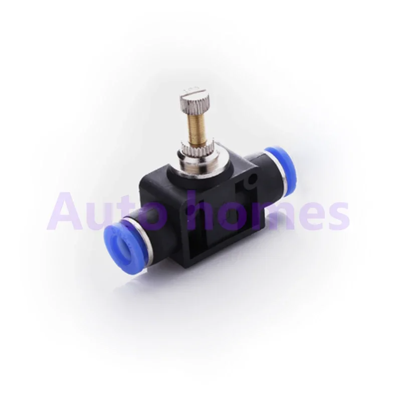 Pneumatic Pipe Joint Pipe Throttle Speed Regulating Valve SA-4 SA-6 SA-8 SA-10 SA-12