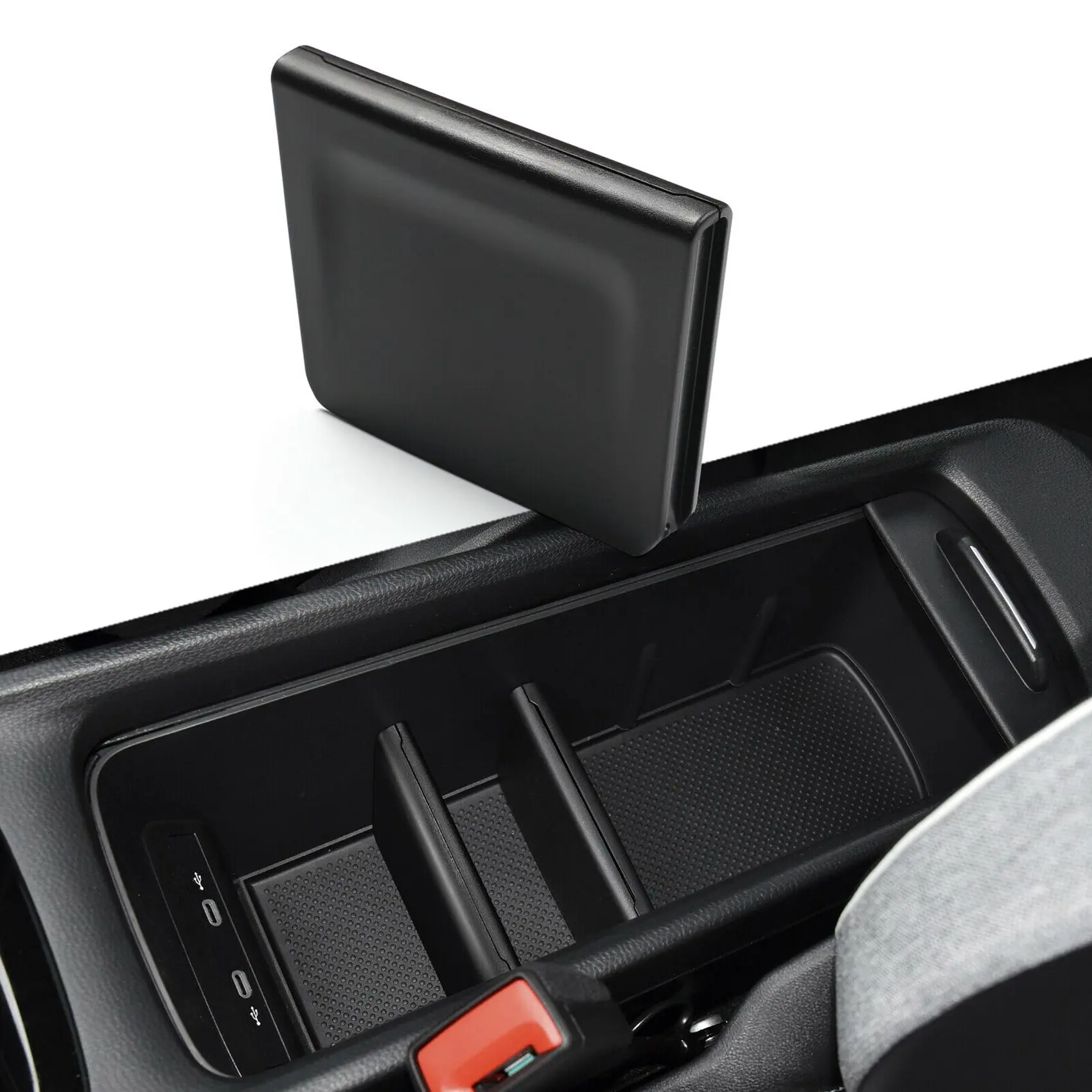 Box Baffle for ID.3 ID3 Car Armrest Storage Box Stowing Partition