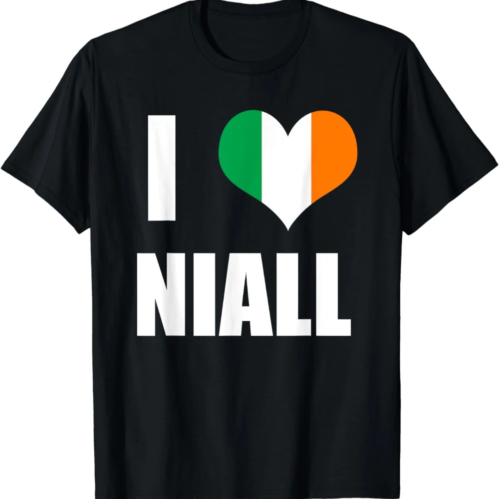

Футболка с надписью «I Love Niall», Флаг Ирландии, сердце