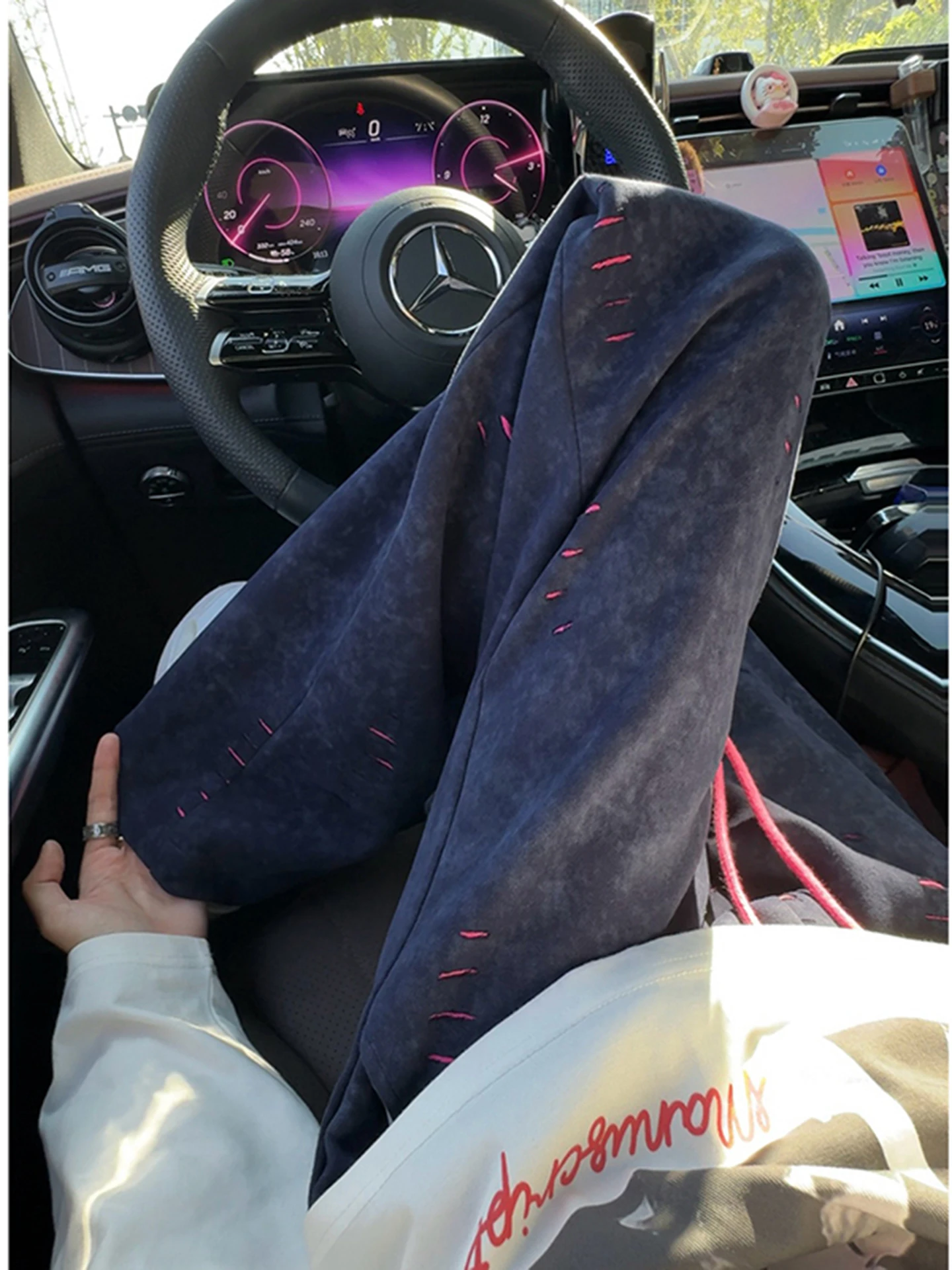 

Men's Straight Leg Sweatpants in k Blue with Drape Design American Retro Sle Long Pants for Autumn Wear Resistant Cotton...