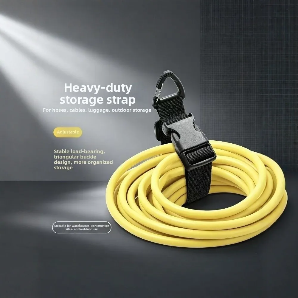 1/5PCS Nylon Extension Cord Organizer Quick Release Buckle Triangular Hanging Hook Cord Hanger Reusable Adjustable