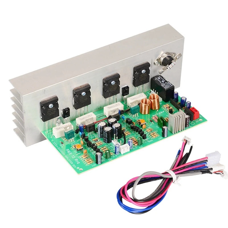 

PMX-300W Amplifier Board 2SA1943/C5200 300W+300W With Temperature Control 2.0 Channel HIFI Music Amplificador Audio Easy To Use