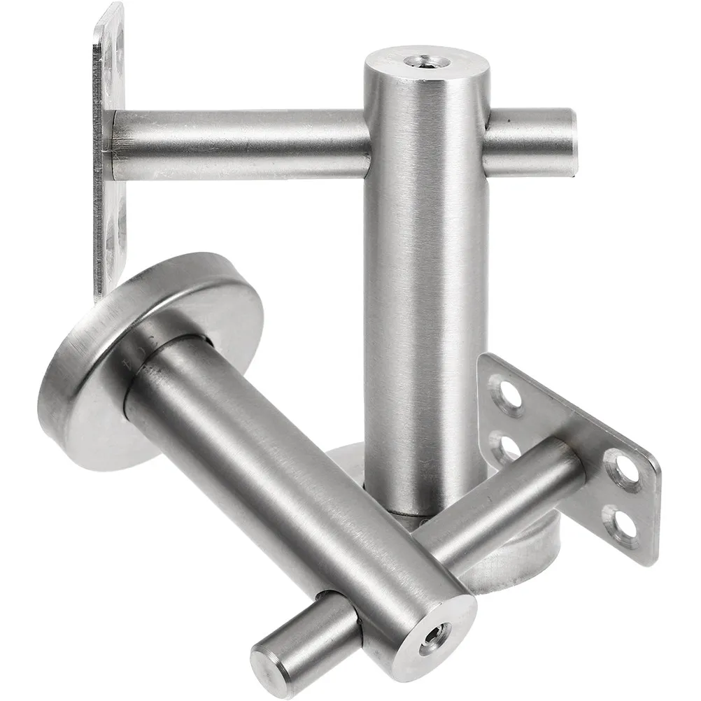 2Pcs Stainless Steel Handrail Bracket Adjustable Stair Handrail Holder for Deck Rail Stairway Support Stair Railing Supports