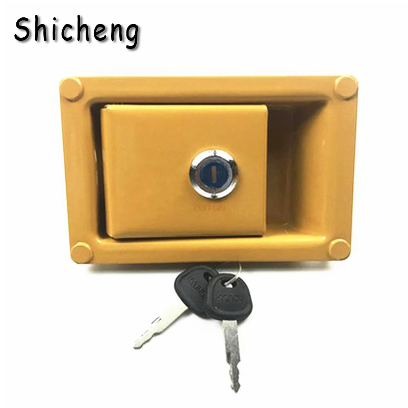 

Excavator Accessories For R150 210 215 225 305-5-7-9 Excavator Side Cover Lock Hydraulic Pump Door Lock Exterior Parts