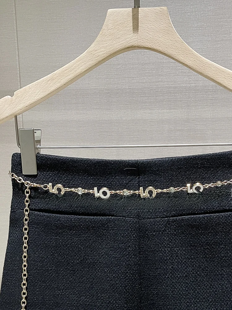 กางเกงขายาวทรงหลวมแบบมีสายคาดเอวสำหรับผู้หญิงรูปร่างทรงลูกแพร์ ดีไซน์เก๋ไก๋ แฟชั่นลำลอง เหมาะสำหรับฤดูใบไม้ร่วงและฤดูหนาว