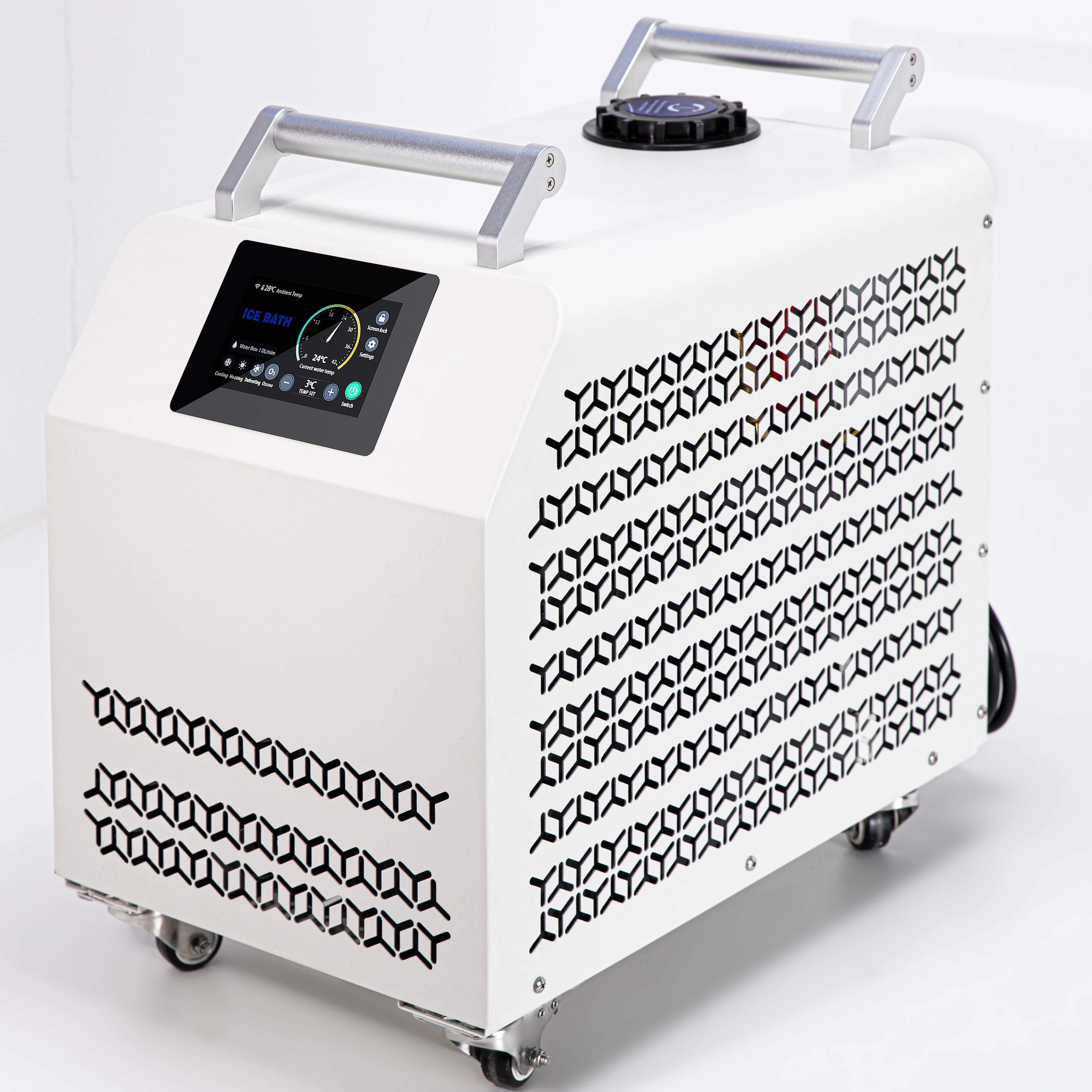 

STLFHot Sale 0Degree 1hp Ice Baths Chiller Water Cooled Water Cooling and Heating Ice Bath Cold Plunge Chiller Machine 1000L Tub