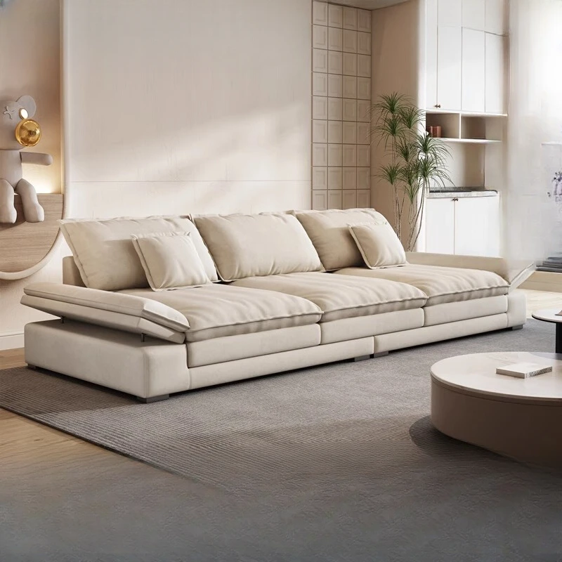 

Tech Cloth Unique Living Room Sofas Two Seater Single Chaise Modern Sofas Floor Nordic Divani Da Soggiorno Home Furniture