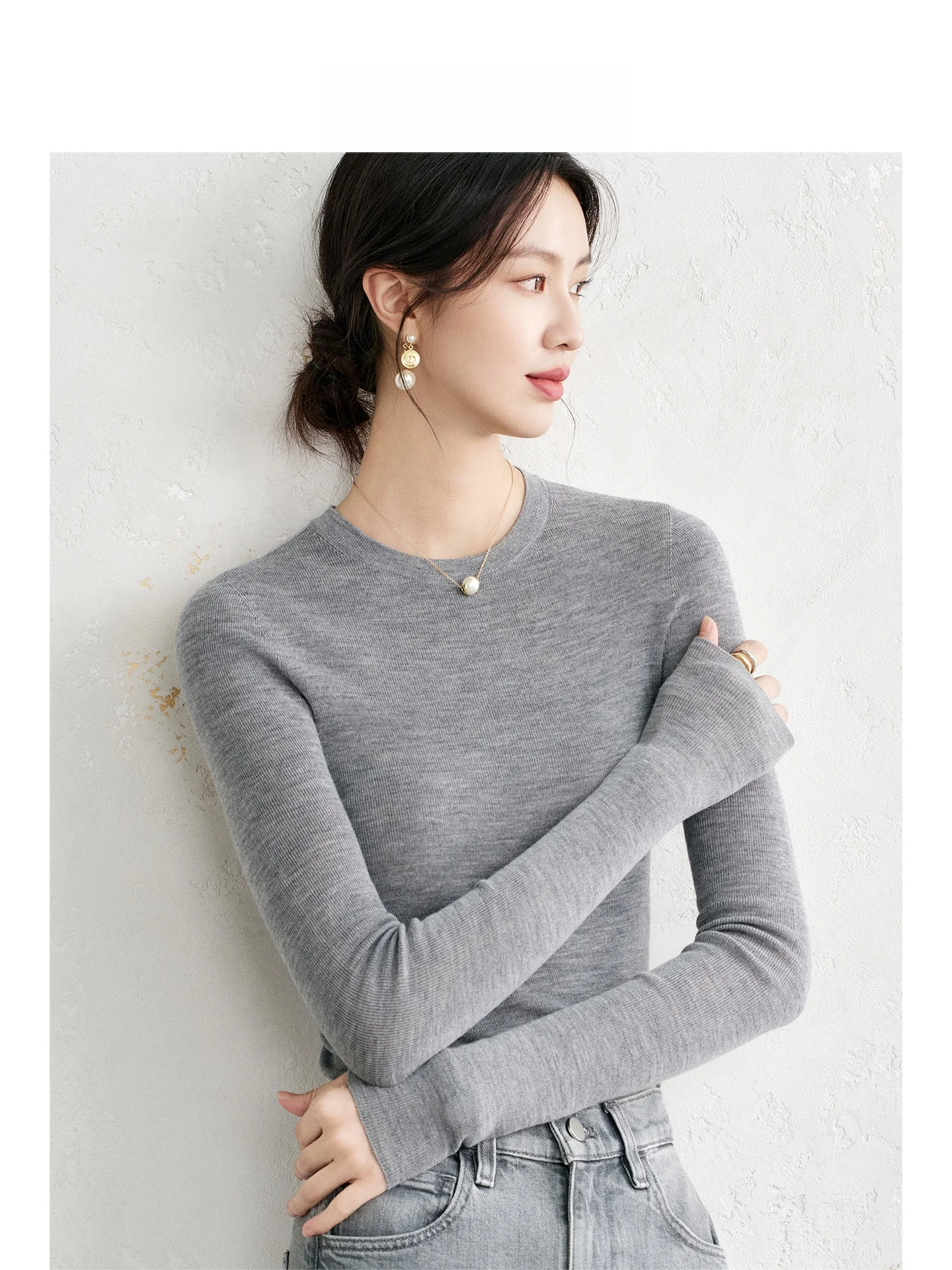 

OFFIY Soft Moment Premium Wool Island Fine 8-игольная Sl Встроенная круглая трикотажная основа Ne осень-зима