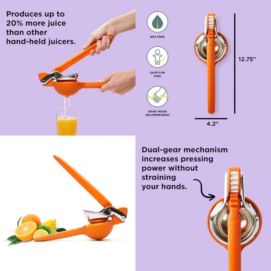 

Citrus Squeezer and Juicer, 15-ches