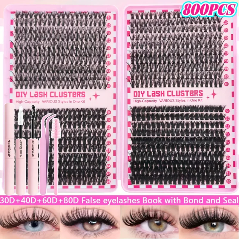 لتقوم بها بنفسك جلدة طقم وصلات الرموش مجموعات لاش السندات وختم أدوات ماكياج ل الإلتصاق جلدة الإلتصاق الغراء الملحقات #1