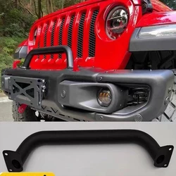 For Jeep Wrangler JL2018+ Front Bumper bent tube Steel ARC Front U bar hoop bump Black 10th Anniversary Steel SXMA JL1049-2