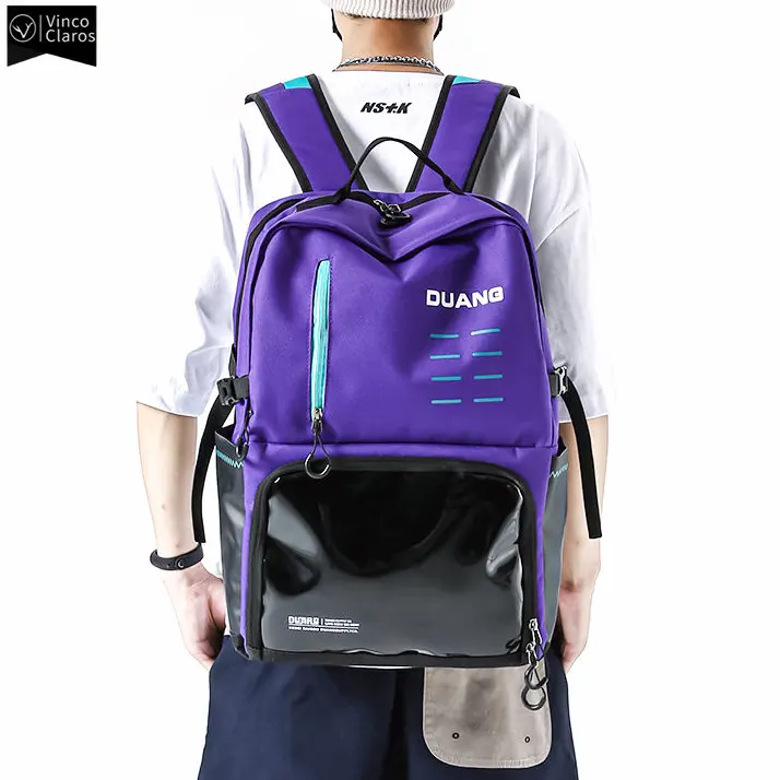 

VC Trend Cool Design Men's Backpack Multi Zone Sports Fitness Backpack Fashion Street Backpack for Men Short Distance Travel Bag