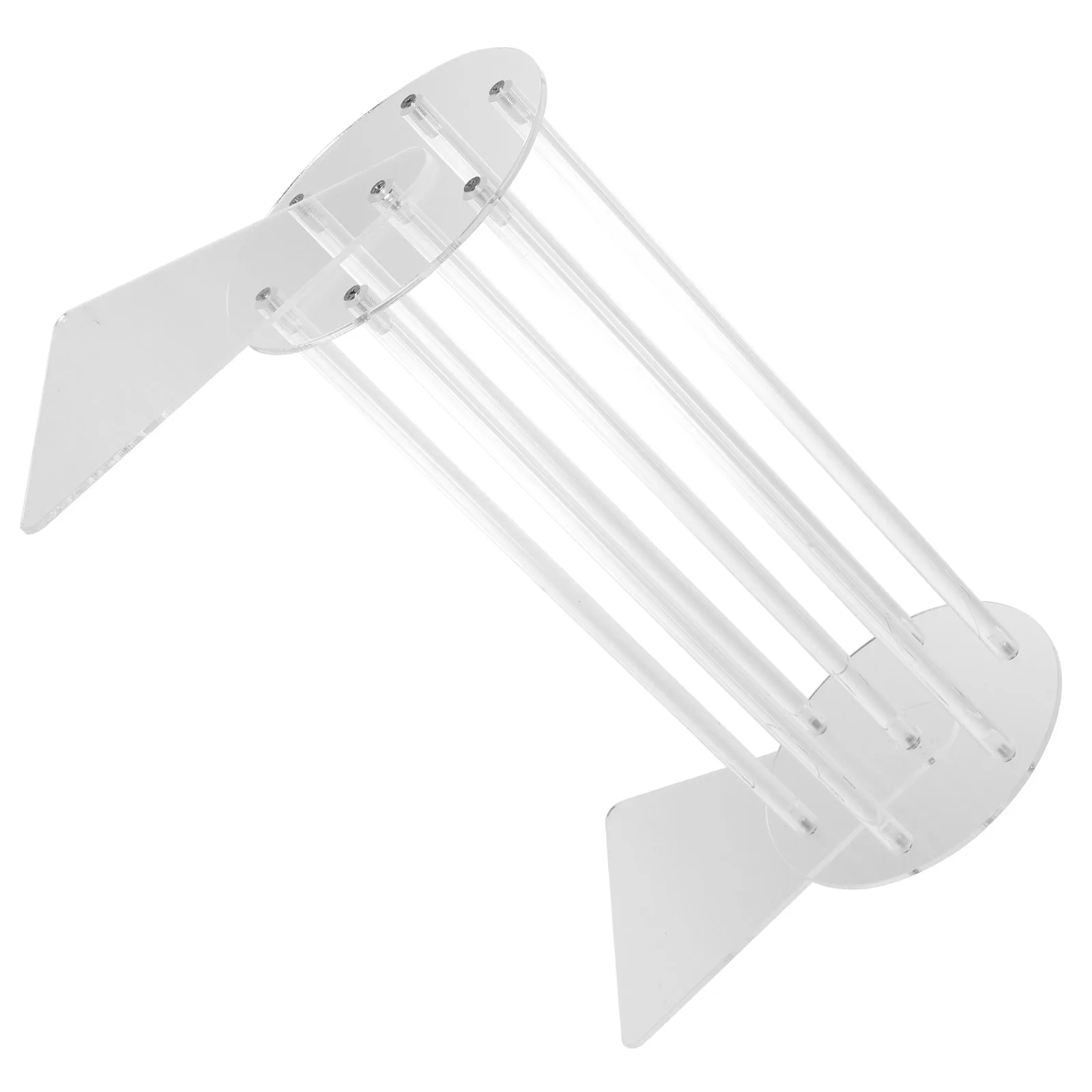 

Claw Clip Display Stand Acrylic Hairpin Holder Rack Accessories Organizer Clear Transparent Durable Compact Space Saving