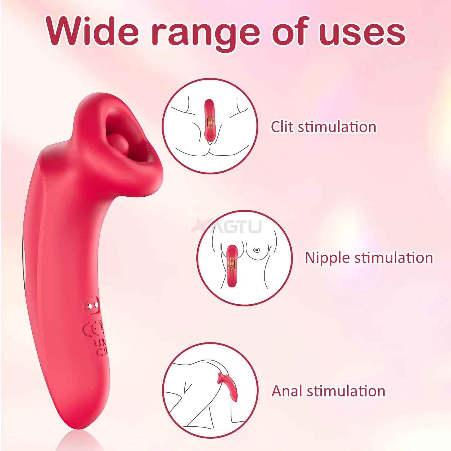 مص لعق الهزاز للنساء البظر البظر مصاصة الإناث قوية فراغ مصاصة الحلمات الشرج محفز مدلك الجنس لعب