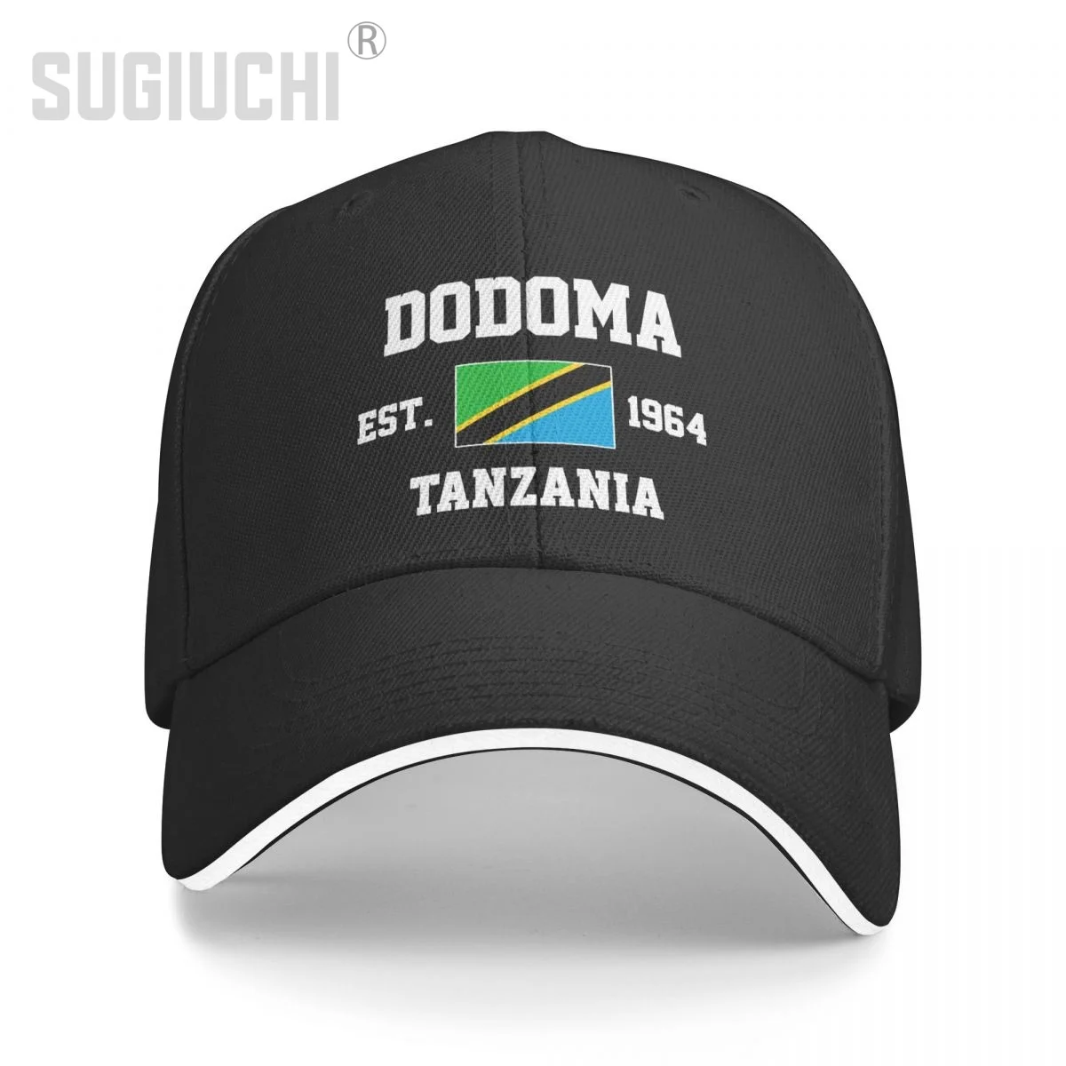 Baseball Cap Tanzania EST.1964 Dodoma Capital Men Women Unisex Hip Hop Sandwich Caps Snapback Golf Hat Fishing