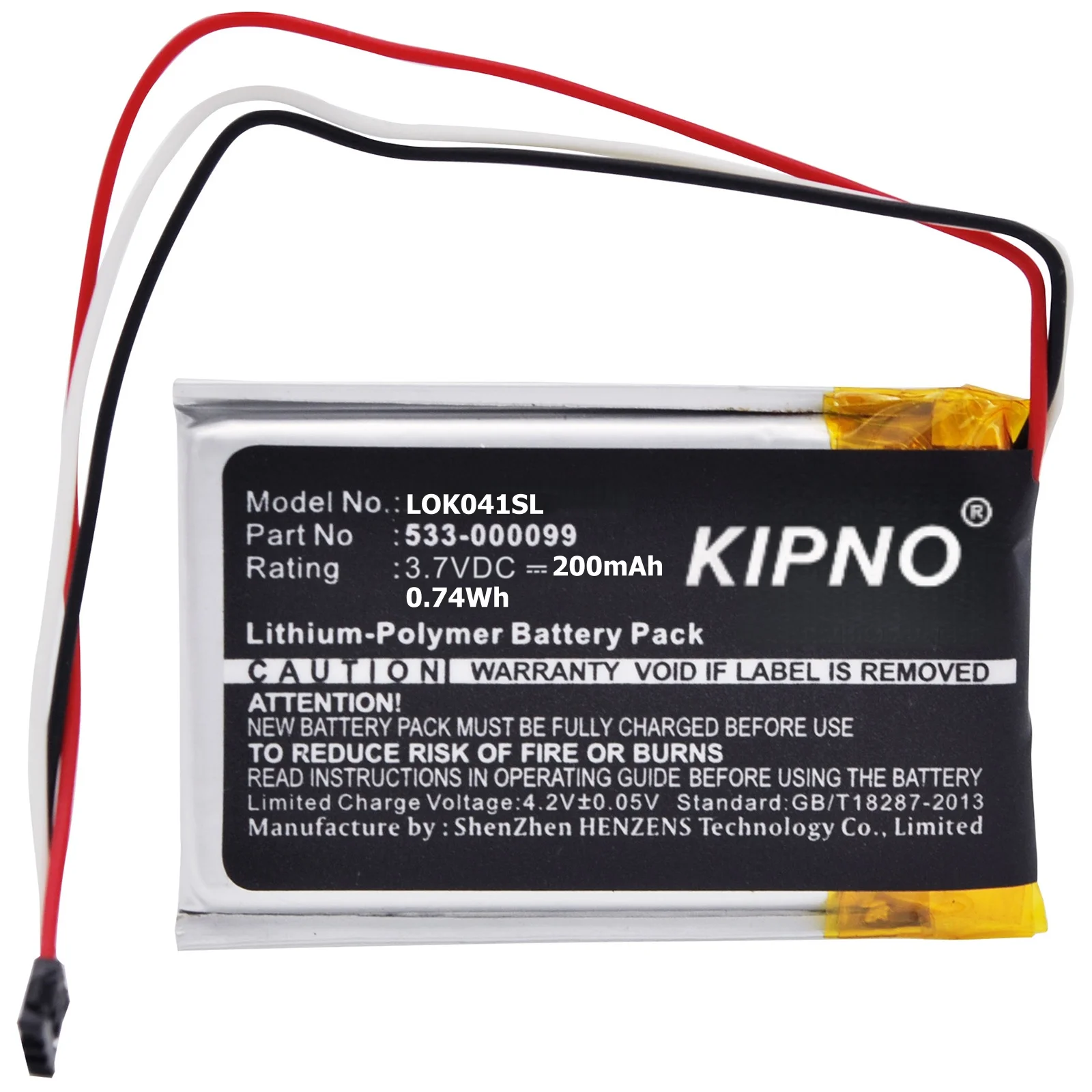 100% NEW KIPNO Keyboard, Mouse 180mAh Battery AHB222535PJT 533-000099 for Logitech Keys-To-Go, IK1041
