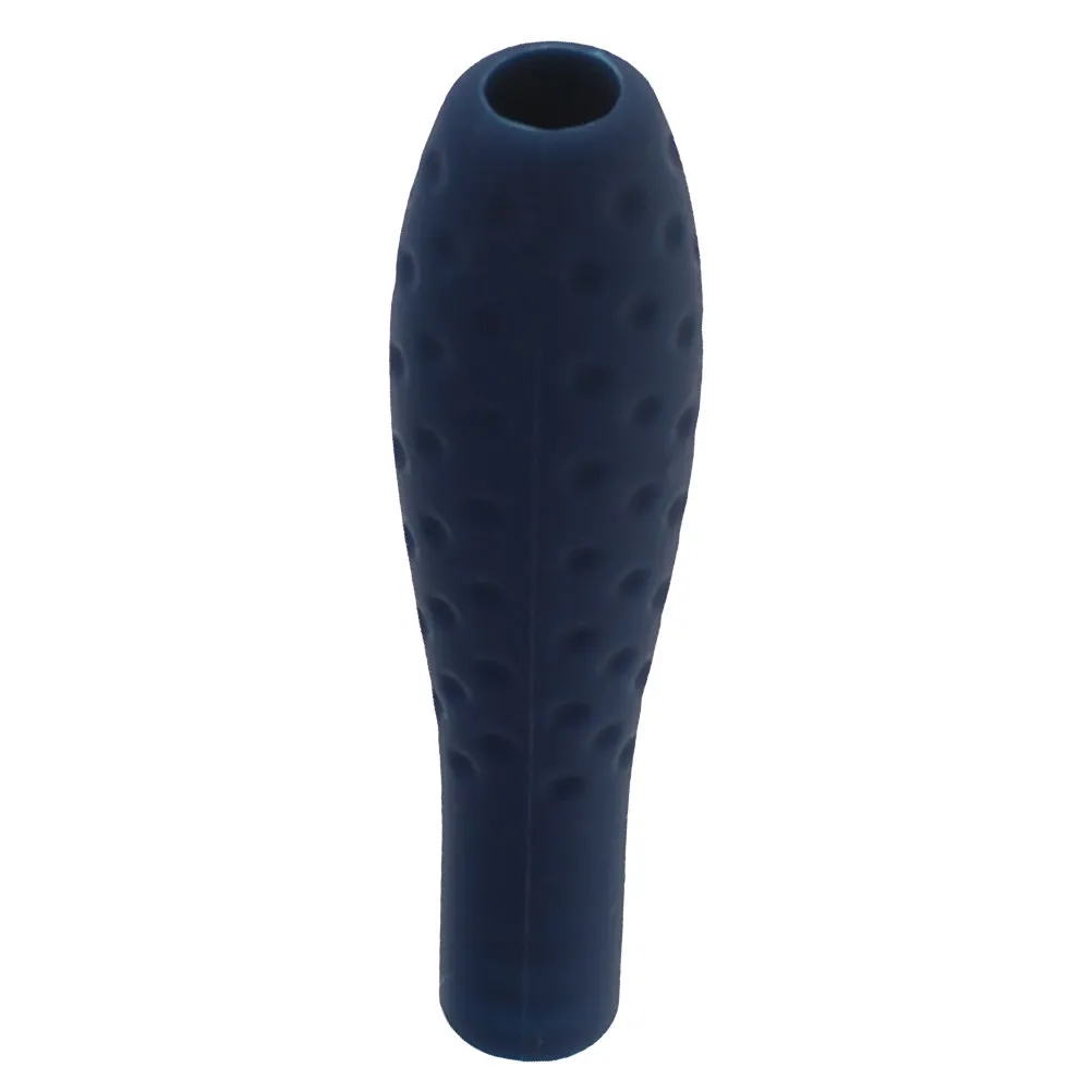 Touch Screen Stylus Pen Silicone Grip Dark Blue Ergonomic Anti-Slip Protective Sleeve Cover Compatible Lightweight