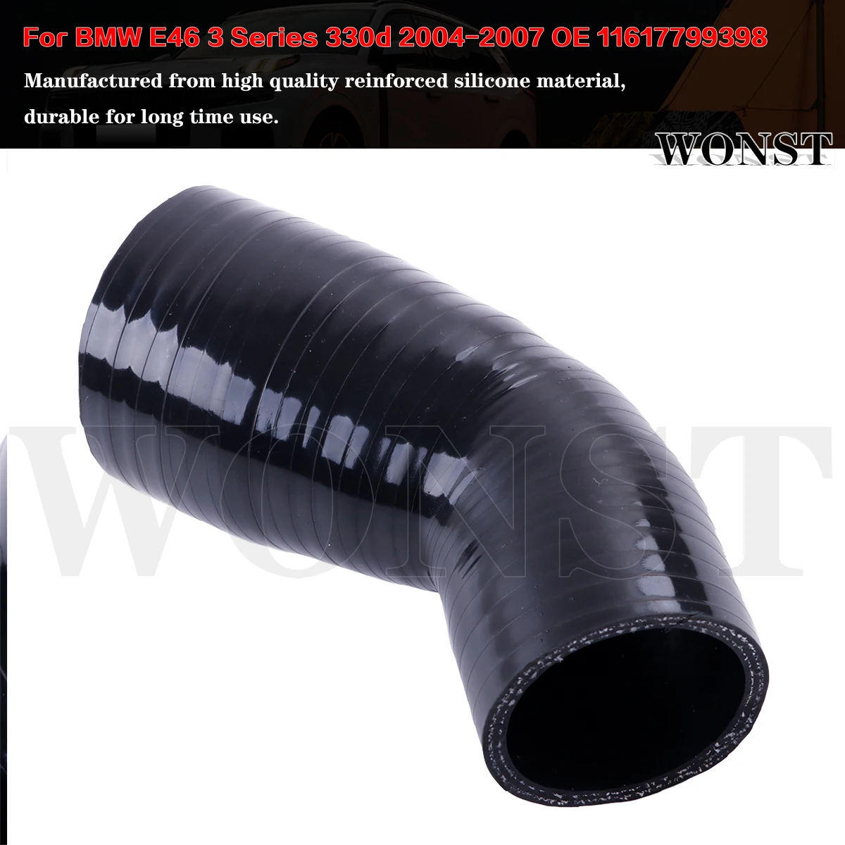 

Silicone Turbo Intercooler EGR Boost Hose Pipe For BMW E46 3 Series 330d 2004-2007 OE 11617799398 M57N Diesel Engine