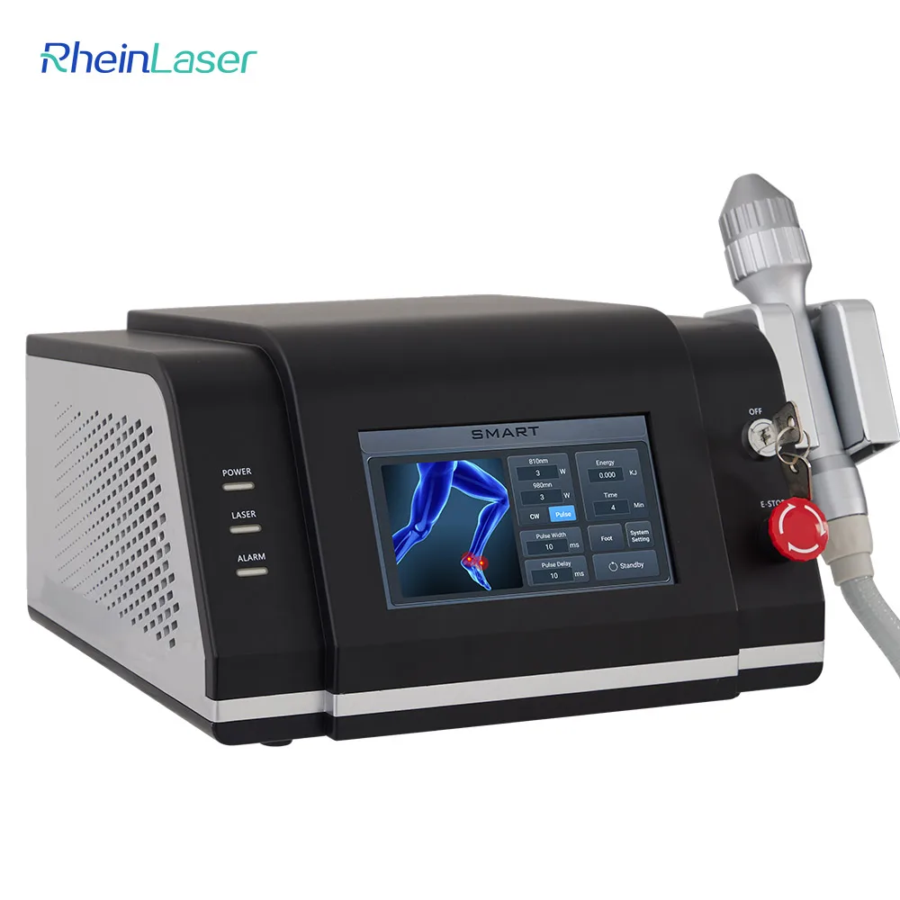 Medical Non-invasive 810nm 980nm Class 4 Laser Therapy Physiotherapy Machine For Clinic Use