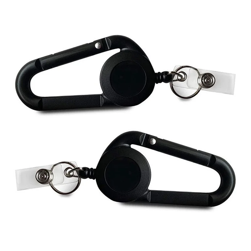 2025 Nuovo stile retrattile infermiera porta badge clip per carta porta badge studenti medico porta carte d'identità portachiavi facile da tirare moschettone