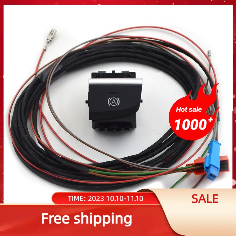 

For Audi Q2 A3 8V S3 8V 8V1 927 143 8V1927143 Hill Hold / Auto Hold Switch Brake Button Wire Cable Harness white color