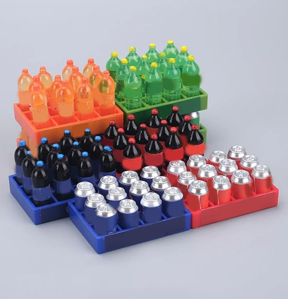 Maßstab 1:12, Puppenhaus, Supermarkt, Trinkflaschen-Set, Miniso, Kaffee, Essen, Miniaturmöbel, Getränkeflasche, Szene, Modell, Mädchen-Geschenk