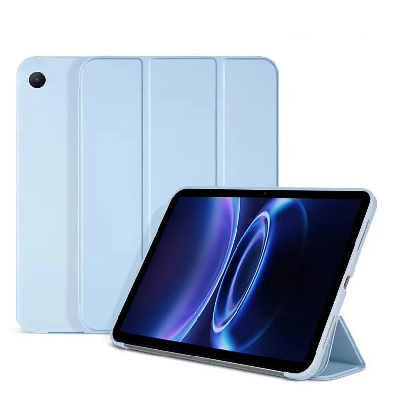 For Poco Pad C1 Case 9.7 inch Tri-Folding PU Leaher Soft Back Stand Coque for Poco Pad C1 Redmi Pad 2 9.7 Case Cover Funda