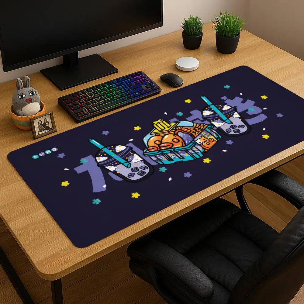 Super Taiyaki Boba Mouse Pad Large gaming mat,extended desk pad,custom anime mousepad,RUB mouse mat,non slip surface