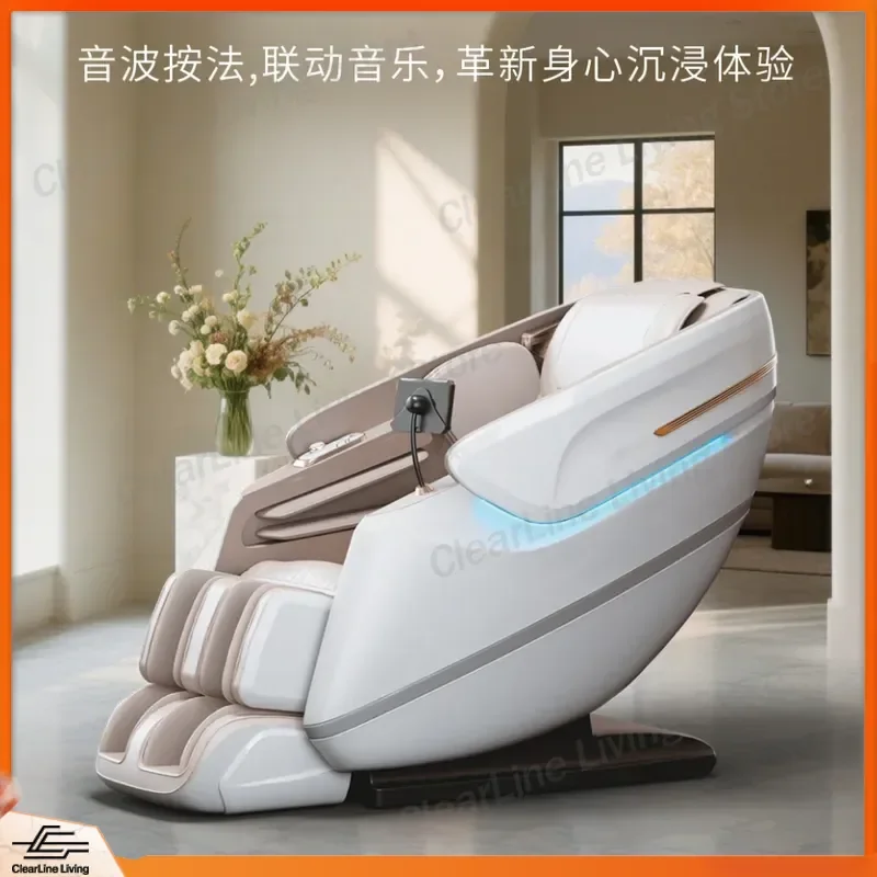 New High End Sonic Rhythm Zero Gravity Space Sleep Cabin Automatic Intelligent Massage Chair with Music Relaxation