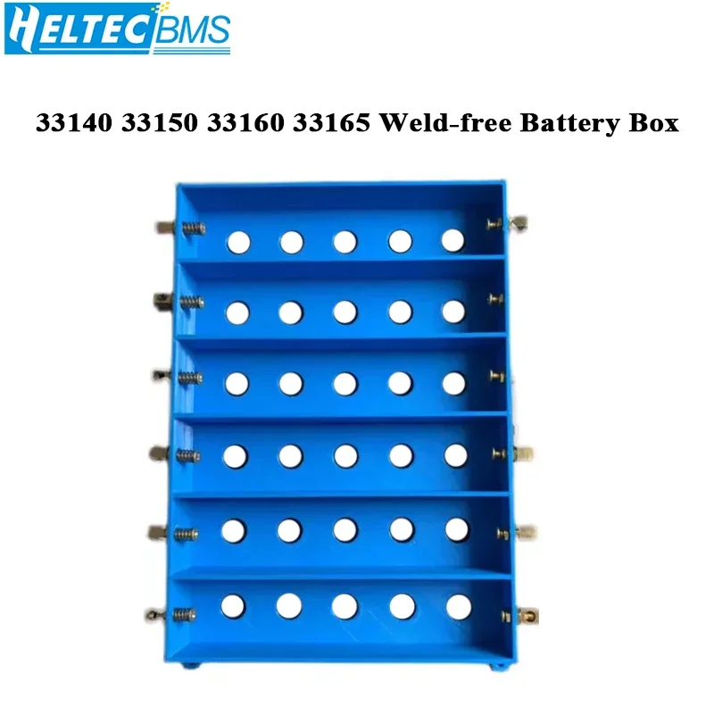 33140 33150 33160 33165 DIY 6S Battery Case  Weld-free Battery Box/ Holder Pure Copper Lithium Battery in parallel in series