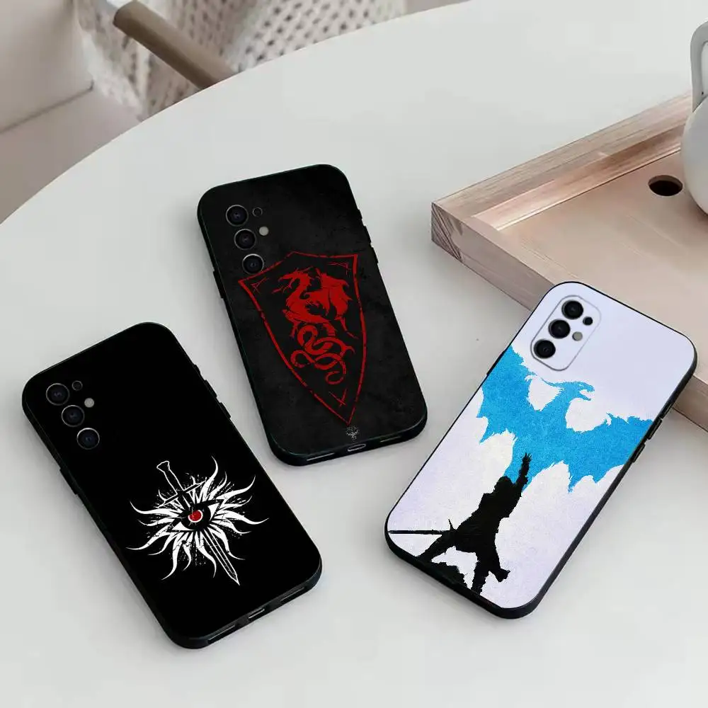 Coque de téléphone Game Dragon A-Age Inquisition pour Samsung S25, S24, S21, S22, S23, S30, Ultra, S20, Plus, Fe, Lite, Note, 10, Noir