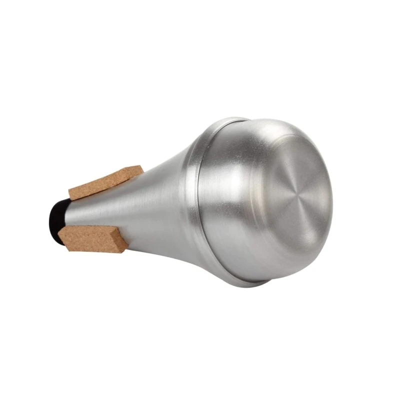 High Quality Silver Aluminum Alloy Trumpet Mute Sourdine Fits All Trumpets