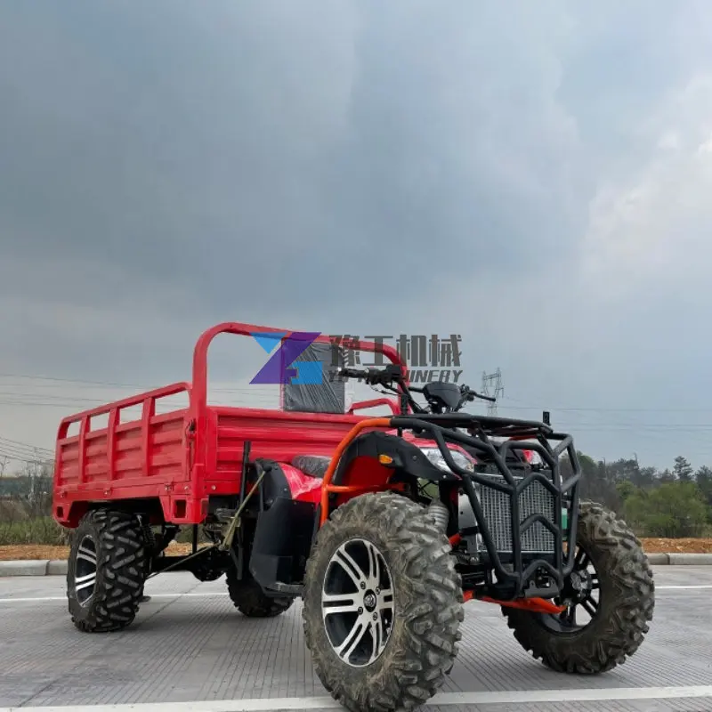 China\'s Best-selling Four-wheel Trolley with Trailer 300cc Agricultural ATV Engine Type 4-stroke