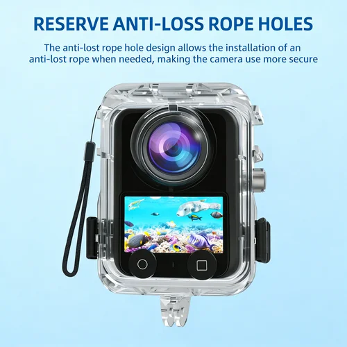 Imagen 2 del producto Para DJI Osmo360 funda impermeable de buceo Invisible subacuática 40M/131 pies carcasa protectora para casa para DJI Osmo 360 accesorio