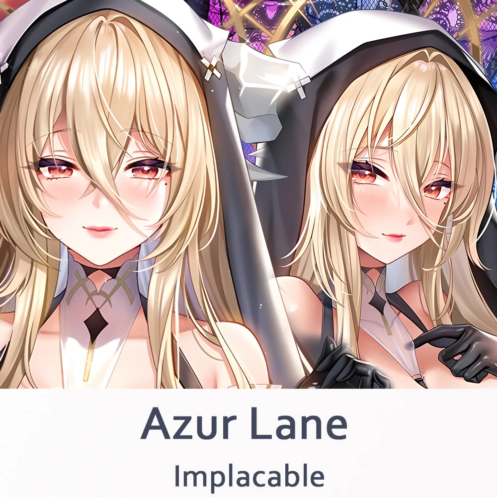 Dakimakura HMS Implacable Full Body Pillow Case Azur Lane Pillowcase Game Throw Cushion Cover Bed Decor Gift