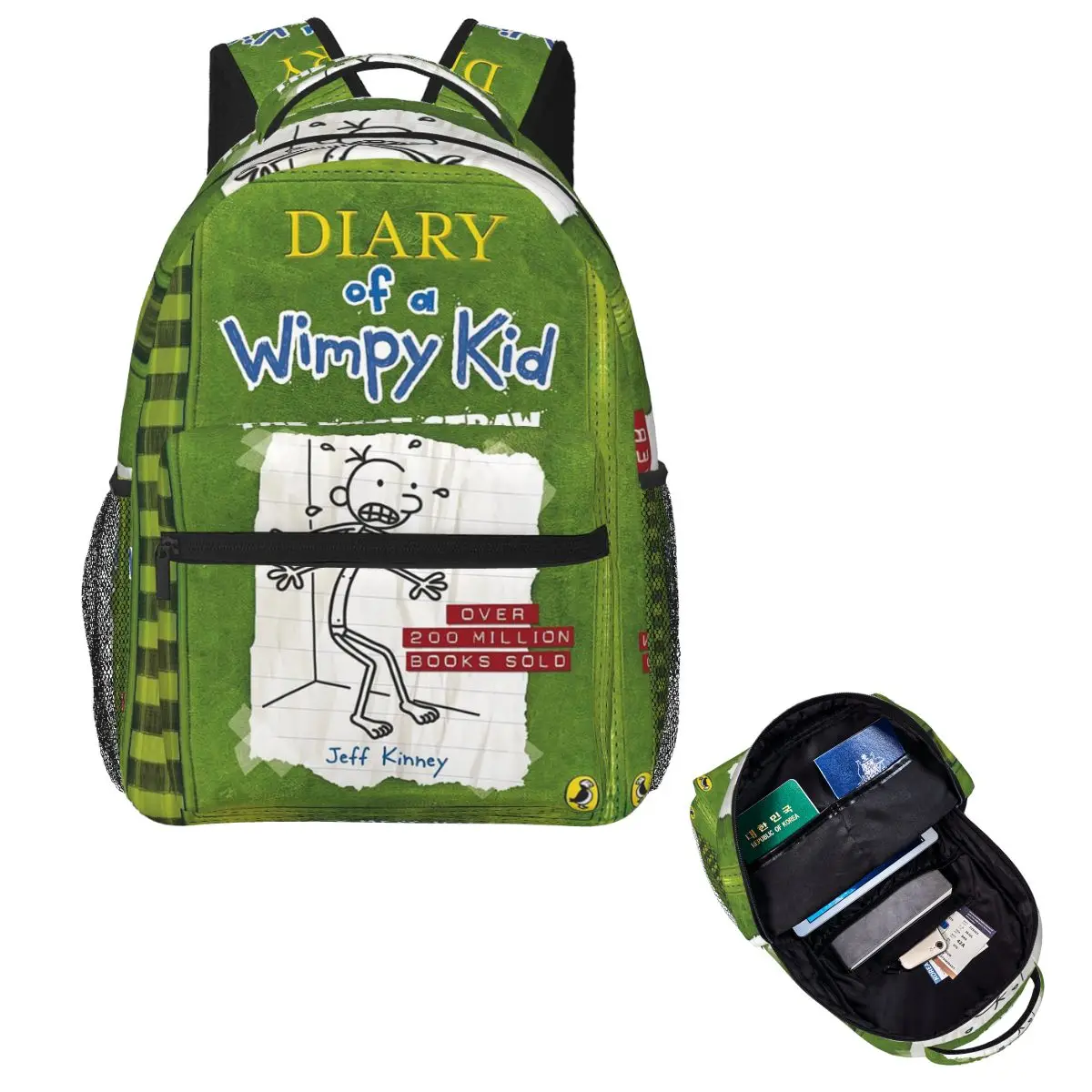 

Diary Of A Wimpy Kid The Last Straw Cover Backpack Hot Sale Daypack Large Capacity Kids BookBag School Bag Shoulder Bags
