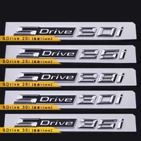 Coche 3D ABS SDrive 20i 25i 28i 30i 35i 40i 48i 50i Logo guardabarros cuerpo insignia del maletero emblema calcomanías pegatina para X1 X3 X5 Z4 E48 F48