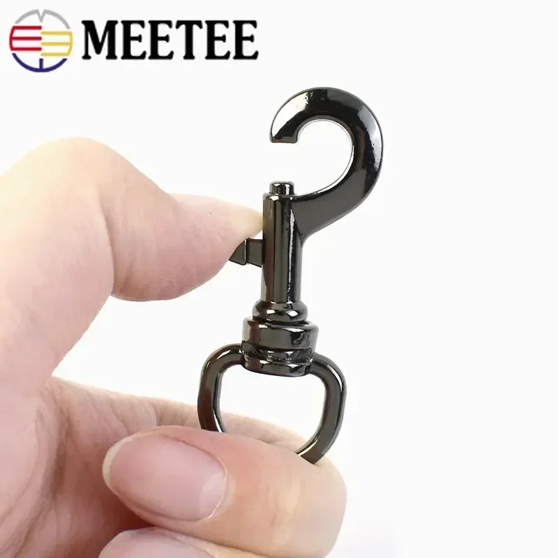 Meetee 10/20/30 Pz 12/15mm Fibbia In Metallo Portachiavi Girevole Aragosta Chiusura A Scatto Borsa Cinghia Collegare Gancio Borsa FAI DA TE