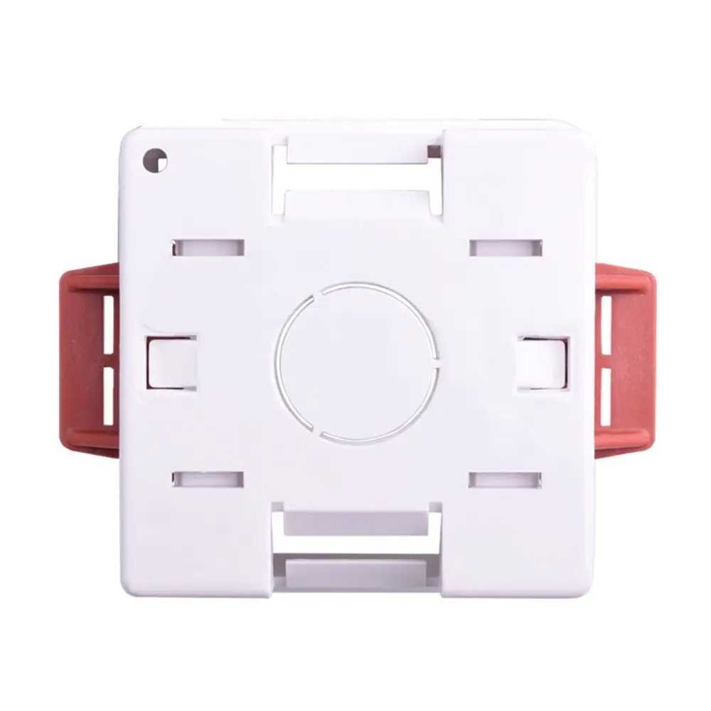 Junction Box Gypsum Board Lining Box Embedded Install 86 Type Wall Switch Box 35/46mm Depth White Wall Socket Cassette Socket